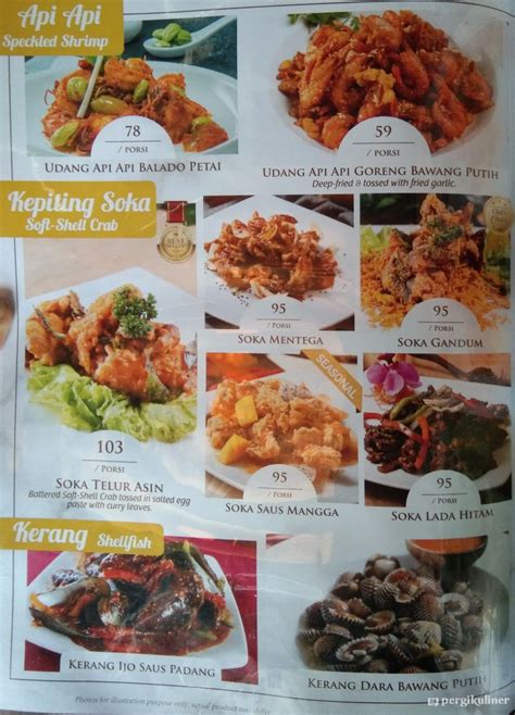 sulawesi mega kuningan menu